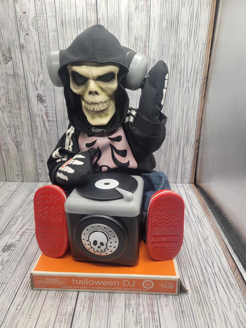 Halloween DJ Skeleton - "Banging Bones" New With Tags
